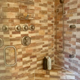 My shower. I have very few products in there, I know.